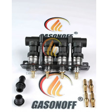 Форсунки ГБО Poletron 120 Nl Тип F-1.8 (1,9 Ом) 4 цилиндра (ПОЛЬША ОРИГИНАЛ)